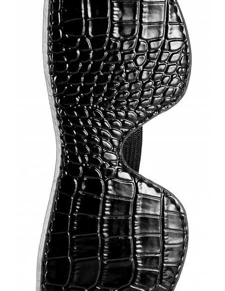 Maska BDSM Blaze Blindfold Croco Black - Maski i kaptury - 4