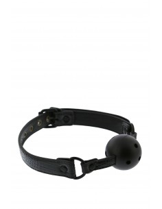 Knebel BDSM Blaze Ball Gag Croco Black - Kneble do ust - 1