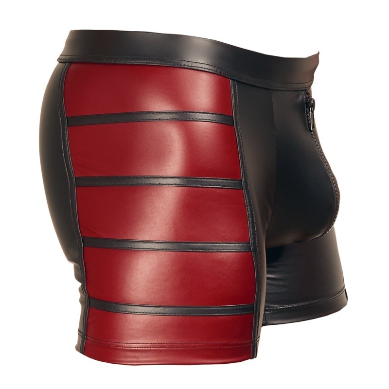Seksowne bokserki Men's Pants black/red L - 8