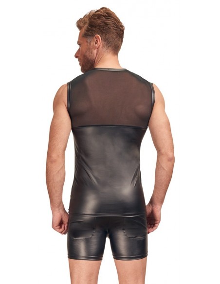 Koszulka z prześwitującą klatą Men's Top Harness S - Koszule, koszulki, podkoszulki - 7