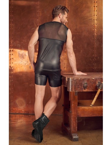 Koszulka z prześwitującą klatą Men's Top Harness S - Koszule, koszulki, podkoszulki - 8