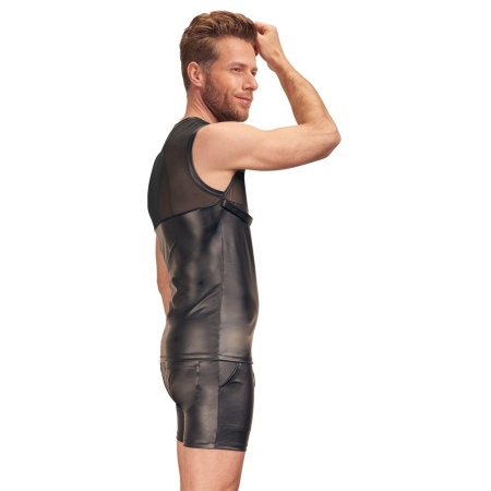 Koszulka z prześwitującą klatą Men's Top Harness XL - 3