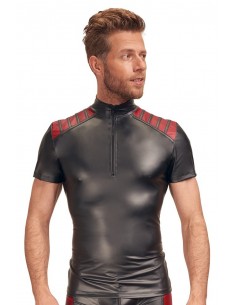 Top w stylu rowerowym Men's Shirt black/red S - Koszule, koszulki, podkoszulki - 1 2