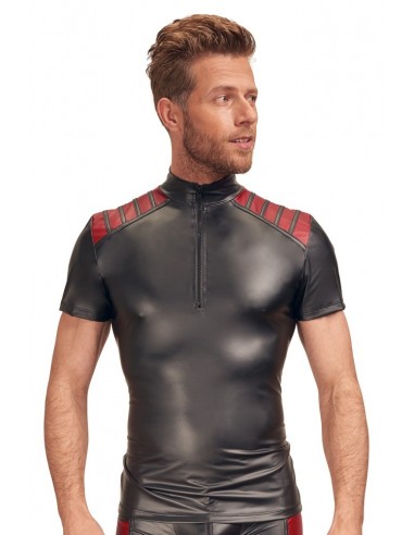 Top w stylu rowerowym Men's Shirt black/red S - Koszule, koszulki, podkoszulki - 2