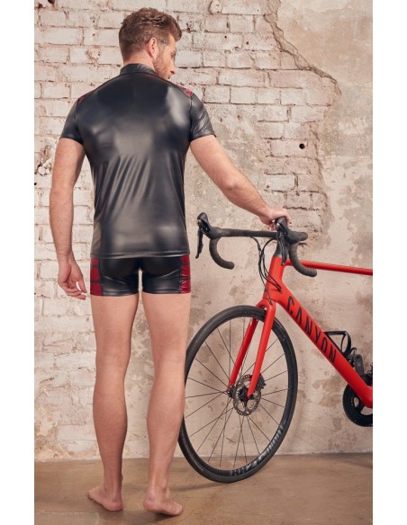 Top w stylu rowerowym Men's Shirt black/red S - Koszule, koszulki, podkoszulki - 8