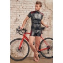 Top w stylu rowerowym Men's Shirt black/red M - 5