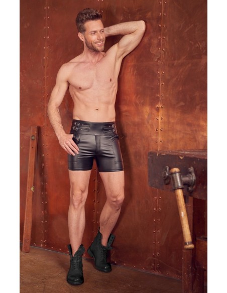 Seksowne spodenki Men's Shorts black S - Spodnie, spodenki, spódnice - 4