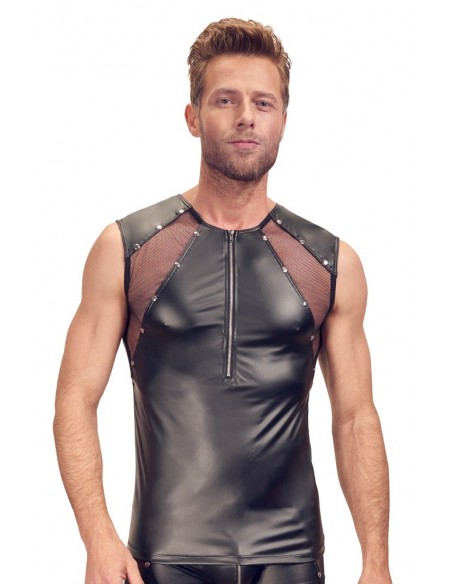 Klasyczny podkoszulek z zamkiem Men's Shirt S - Koszule, koszulki, podkoszulki - 2