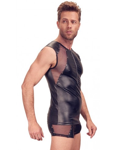 Klasyczny podkoszulek z zamkiem Men's Shirt S - Koszule, koszulki, podkoszulki - 3