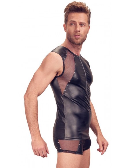 Klasyczny podkoszulek z zamkiem Men's Shirt S - Koszule, koszulki, podkoszulki - 3