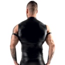 Seksowna koszulka z dodatkami Men's Top black M - 5