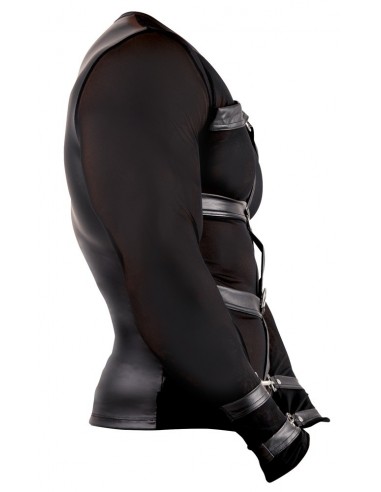 Sekowny top z długim rękawem i uprzężą Men's Shirt S - Koszule, koszulki, podkoszulki - 6