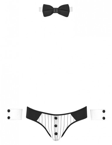 Slipy z muszką i mankietami Men's Jock Briefs S - Stringi, slipy - 4