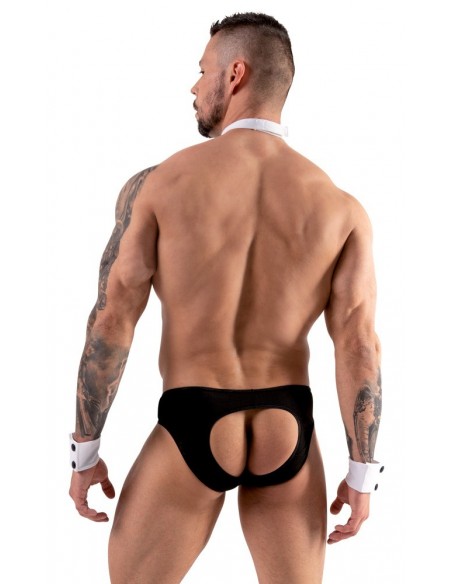 Slipy z muszką i mankietami Men's Jock Briefs S - Stringi, slipy - 5