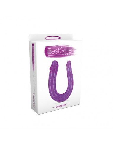 Podwójne dildo Toyz4Lovers BestSeller 30 cm Fioletowe - Dilda podwójne - 2