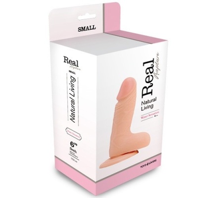 Dildo Realistyczny Real Rapture Flesh 15,5 cm z Przyssawką - 1 2