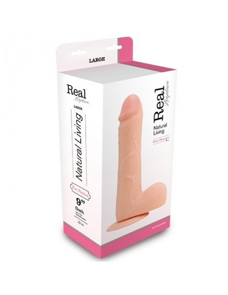 Dildo Realistic Dildo Real Rapture Flesh 9" - Dilda realistyczne - 2