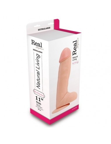 Dildo Gigant XXL REAL RAPTURE 31 cm Cieliste - Dilda giganty - 2