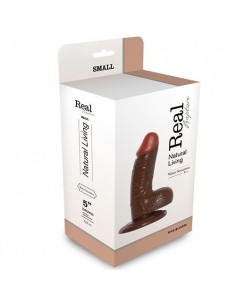 Dildo Realistic Dildo Real Rapture Brown 5" - Dilda realistyczne - 1 2
