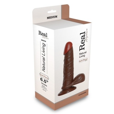 Dildo Real Rapture 16,5 cm Brązowy - 1 2