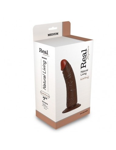 Dildo Realistic Dildo Real Rapture Brown 7" - Dilda realistyczne - 2