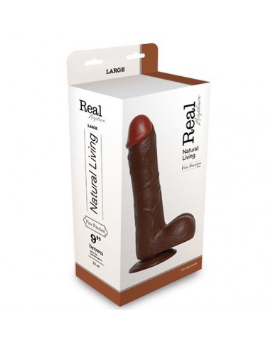 Dildo Realistic Dildo Real Rapture Brown 9" - Dilda realistyczne - 2