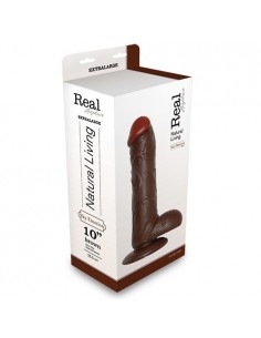 Dildo Gigant XL REAL RAPTURE 28,5 cm Brązowe - Dilda giganty - 1 2