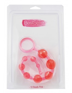 Kulki analne Jammy Jelly Anal 10 Beads Pink - Kulki analne, koraliki analne - 1 2