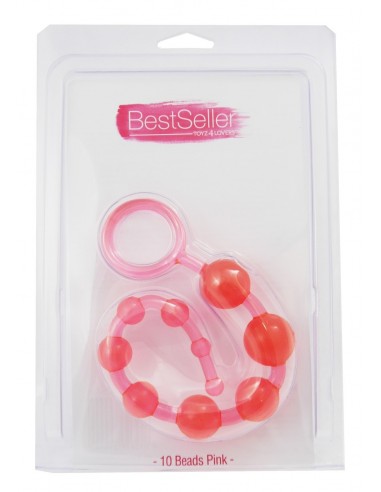 Kulki analne Jammy Jelly Anal 10 Beads Pink - Kulki analne, koraliki analne - 2