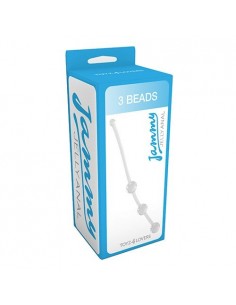 Kulki analne Jammy Jelly Anal 3 Beads Crystall - Kulki analne, koraliki analne - 1 2