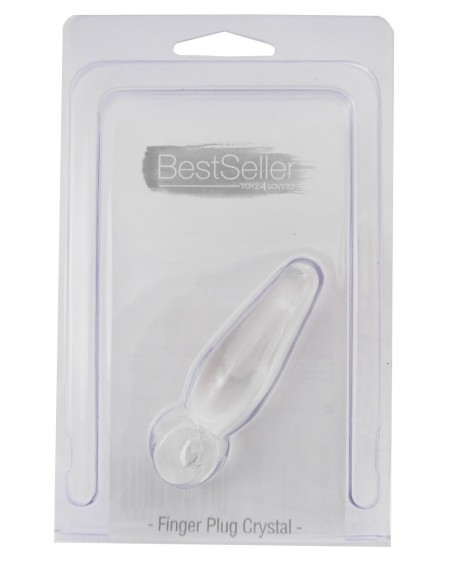 Buttplug Jammy Jelly Anal Finger Plug Crystall - Korki analne pozostałe - 1