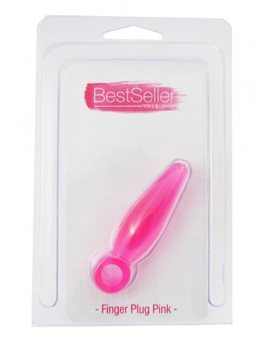 Buttplug Jammy Jelly Anal Finger Plug Pink - Korki analne pozostałe - 1