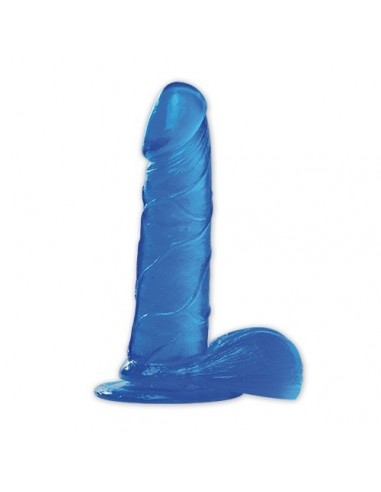 Żelowe Dildo Jelly Dildo Real Rapture Blue 6,5" - Dilda żelowe - 1