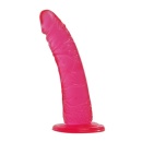 Dildo Jelly Real Rapture 18 cm Różowy z Przyssawką - 1