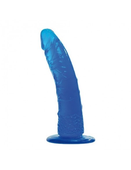 Żelowe Dildo Jelly Dildo Real Rapture Blue 7" - Dilda żelowe - 1