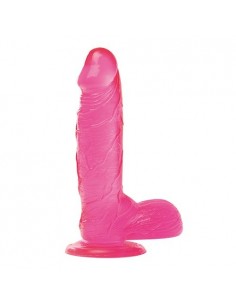 Żelowe Dildo Jelly Dildo Real Rapture Pink 7.5" - Dilda żelowe - 1