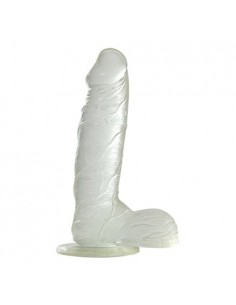 Żelowe Dildo Jelly Dildo Real Rapture Clear 7.5" - Dilda żelowe - 1