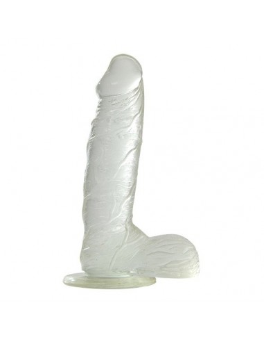 Żelowe Dildo Jelly Dildo Real Rapture Clear 7.5" - Dilda żelowe - 1
