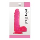 Dildo Jelly Real Rapture Pink 20 cm - 2