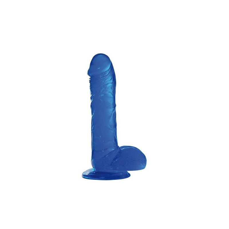 Dildo Real Rapture 25,5 cm niebieski - 1