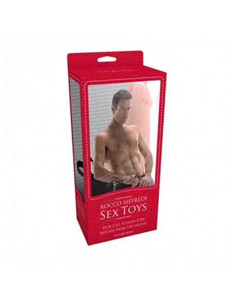 Strapon Rocco Realistic Strap On - Strap-ony, dilda na pasku bez wibracji - 2