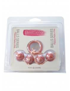 Kulki Gejszy Pleasure Pearls 4 Pink - Kulki analne, koraliki analne - 1