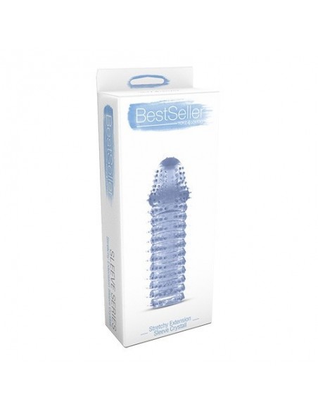 Nakładka Na Penisa Stretchy Extension Sleeve Crystal - Przedłużki i nakładki na penisa - 1