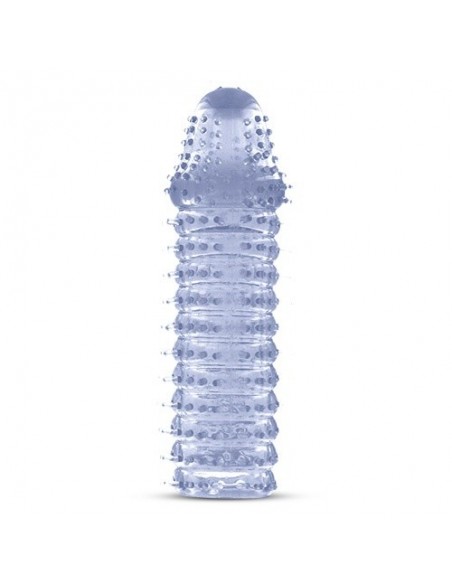 Nakładka Na Penisa Stretchy Extension Sleeve Crystal - Przedłużki i nakładki na penisa - 2