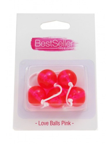 Kulki Jammy Jelly Anal Love Balls Pink - Kulki analne, koraliki analne - 1