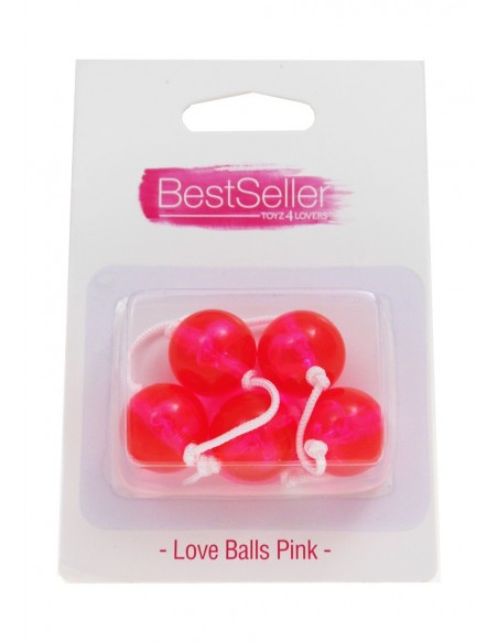Kulki Jammy Jelly Anal Love Balls Pink - Kulki analne, koraliki analne - 1
