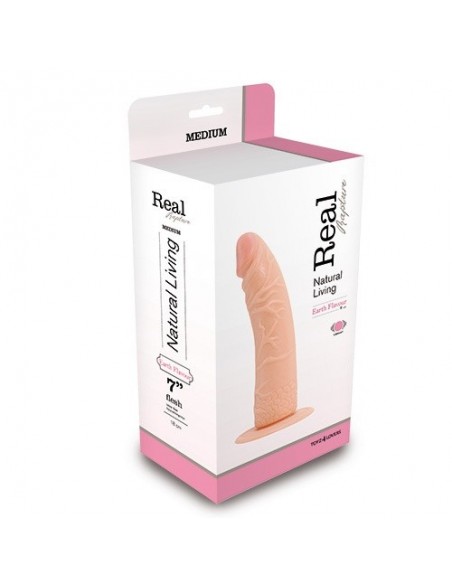 Realistyczny wibrator Real Rapture Flesh 7" - Wibratory Realistyczne - 1