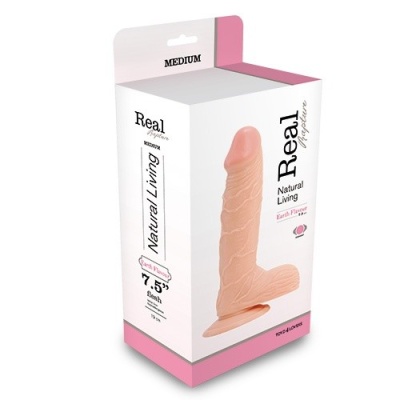Realistyczny Wibrator Real Rapture 21,5 cm z PVC i przyssawką - 1