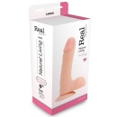 Wibrator Real Rapture 23 cm, średnica 5.4 cm, kolor jasny beżowy - 1