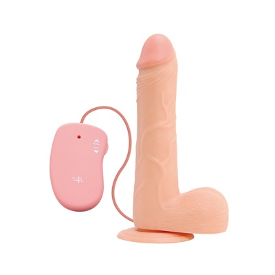 Wibrator realistyczny Real Rapture 25,5 cm z przyssawką (flesh) - 1 2